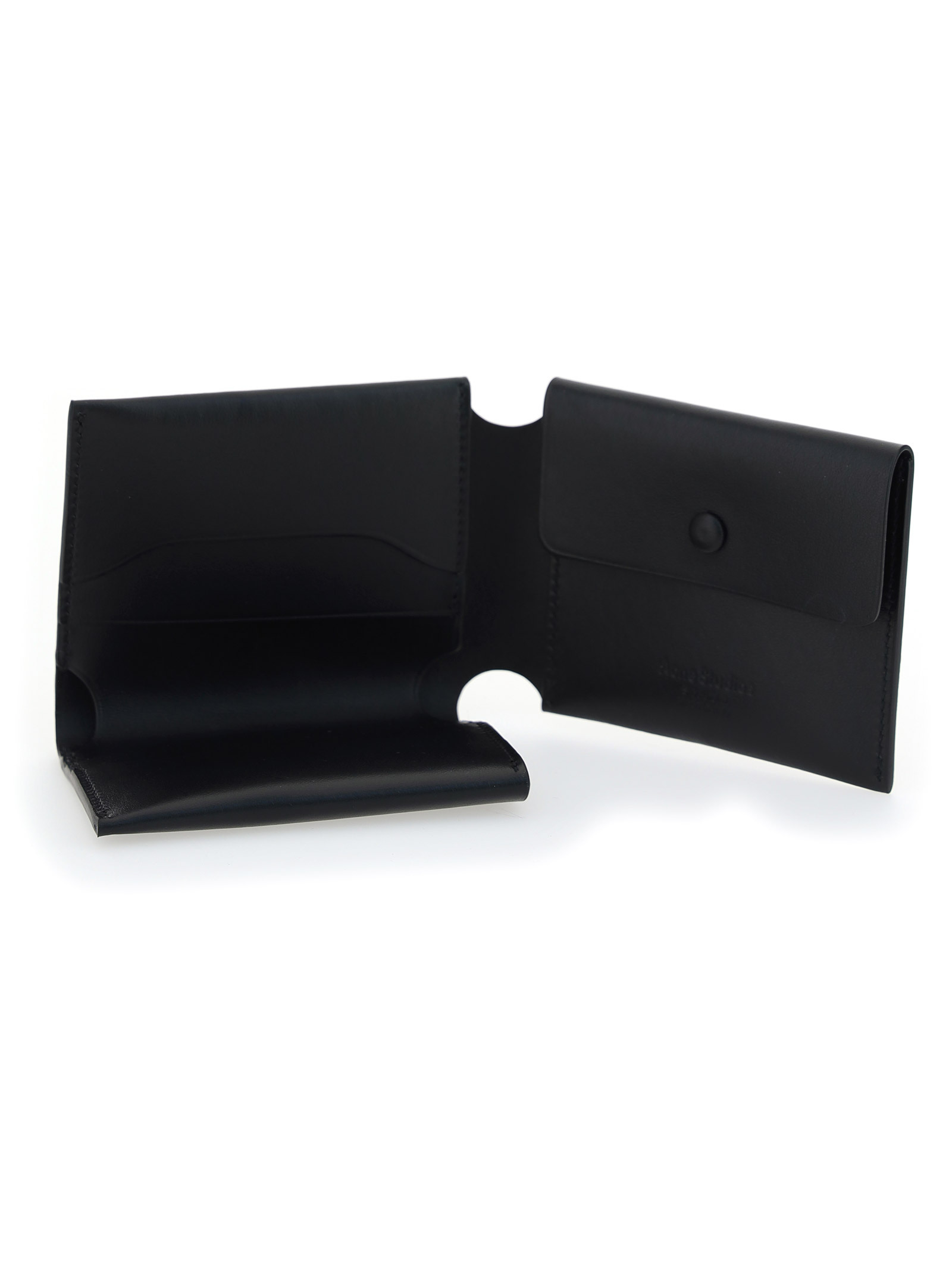 Acne Studios Trifold Wallet In Black