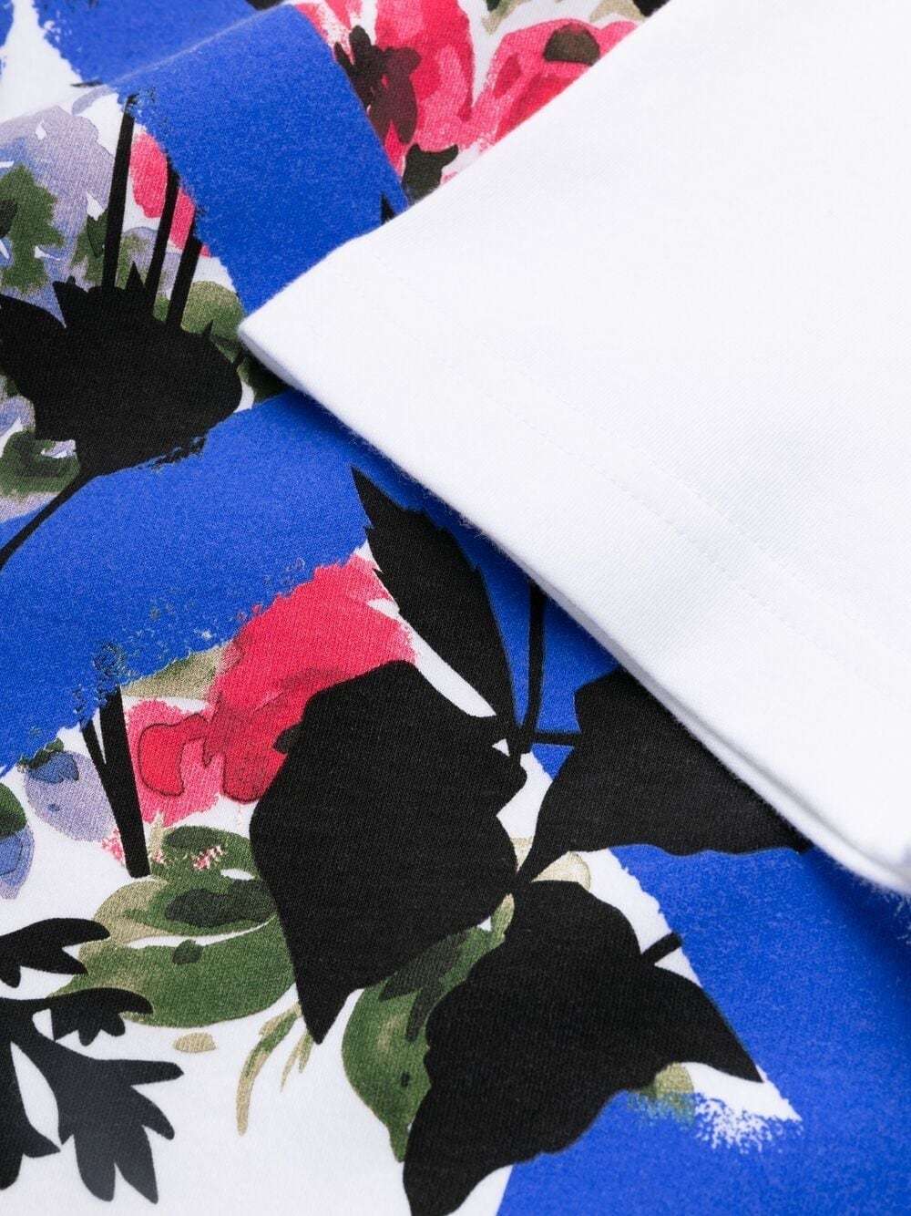 Off-white Floral Arrows T-shirt In White