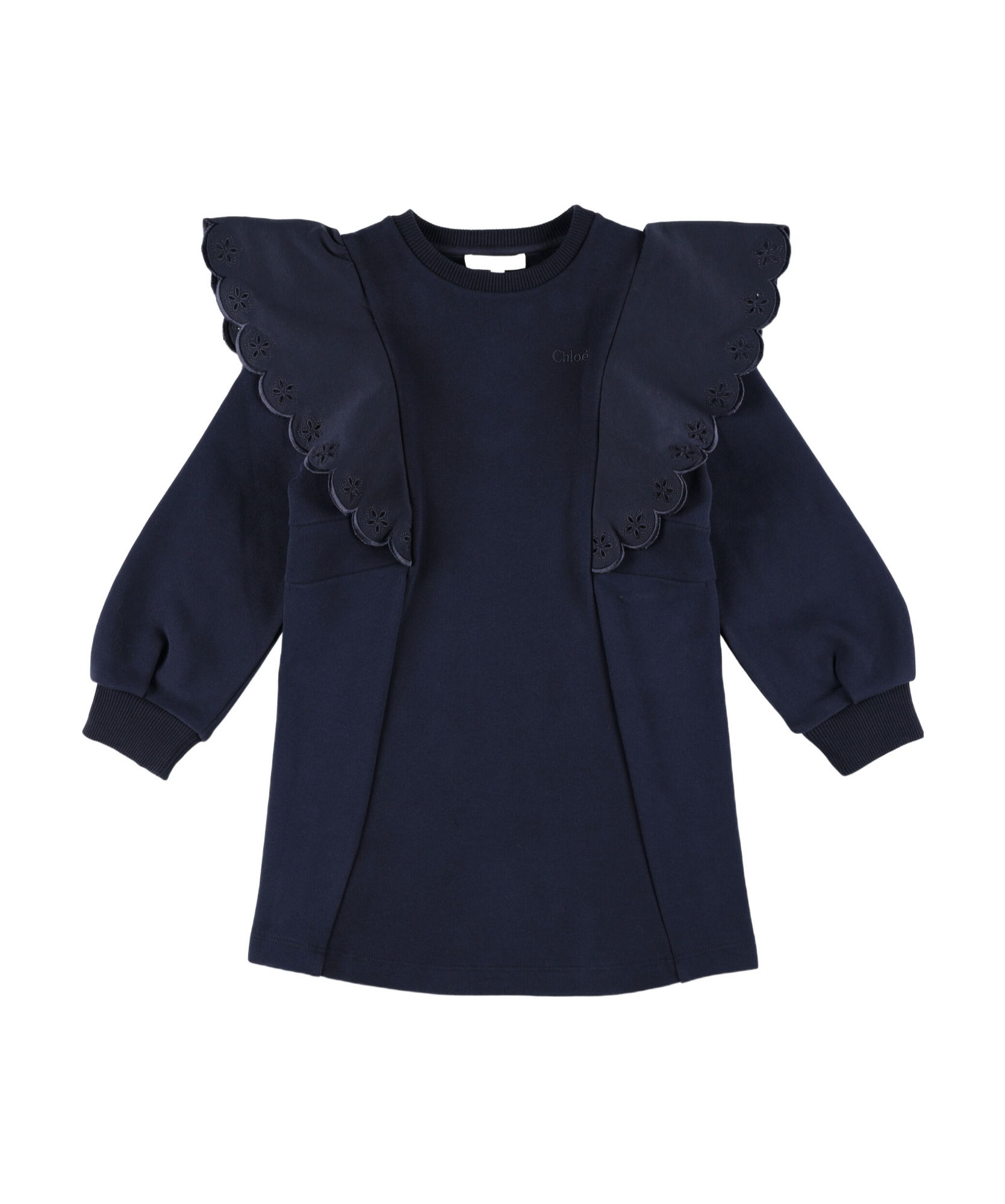 Chloé Long-sleeved Dress In Black
