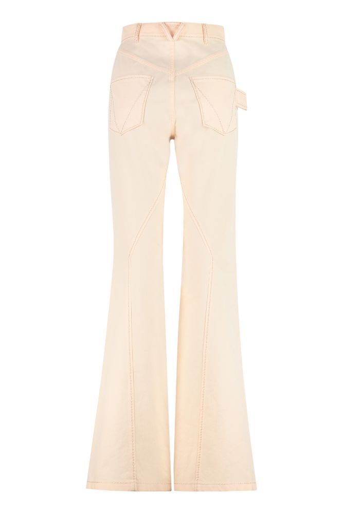 Bottega Veneta High-waisted Jeans In Pink
