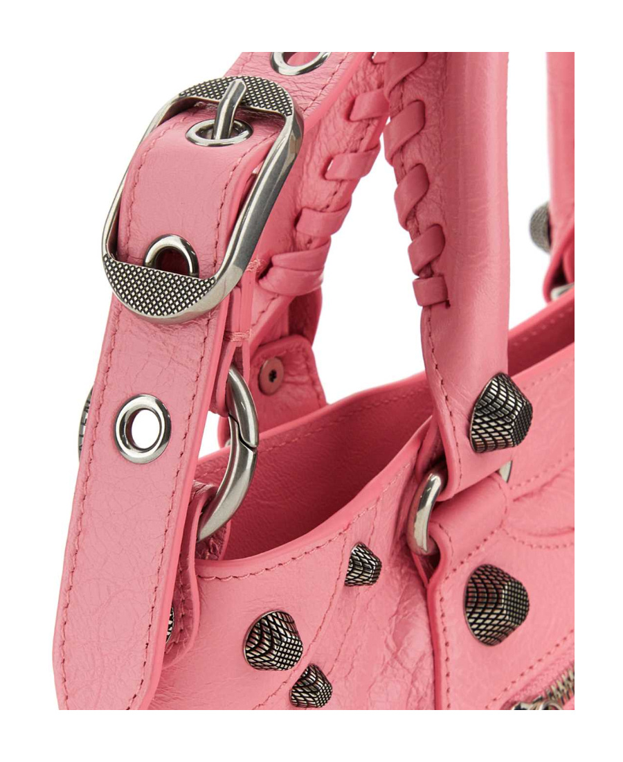 Balenciaga Nappa Leather Neo Cagole S Bag In Pink
