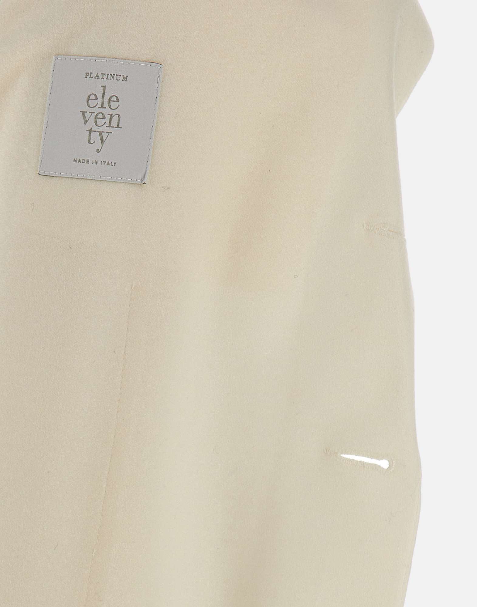 Eleventy Ribbed-knit Elbow-patch Blazer In Neutral