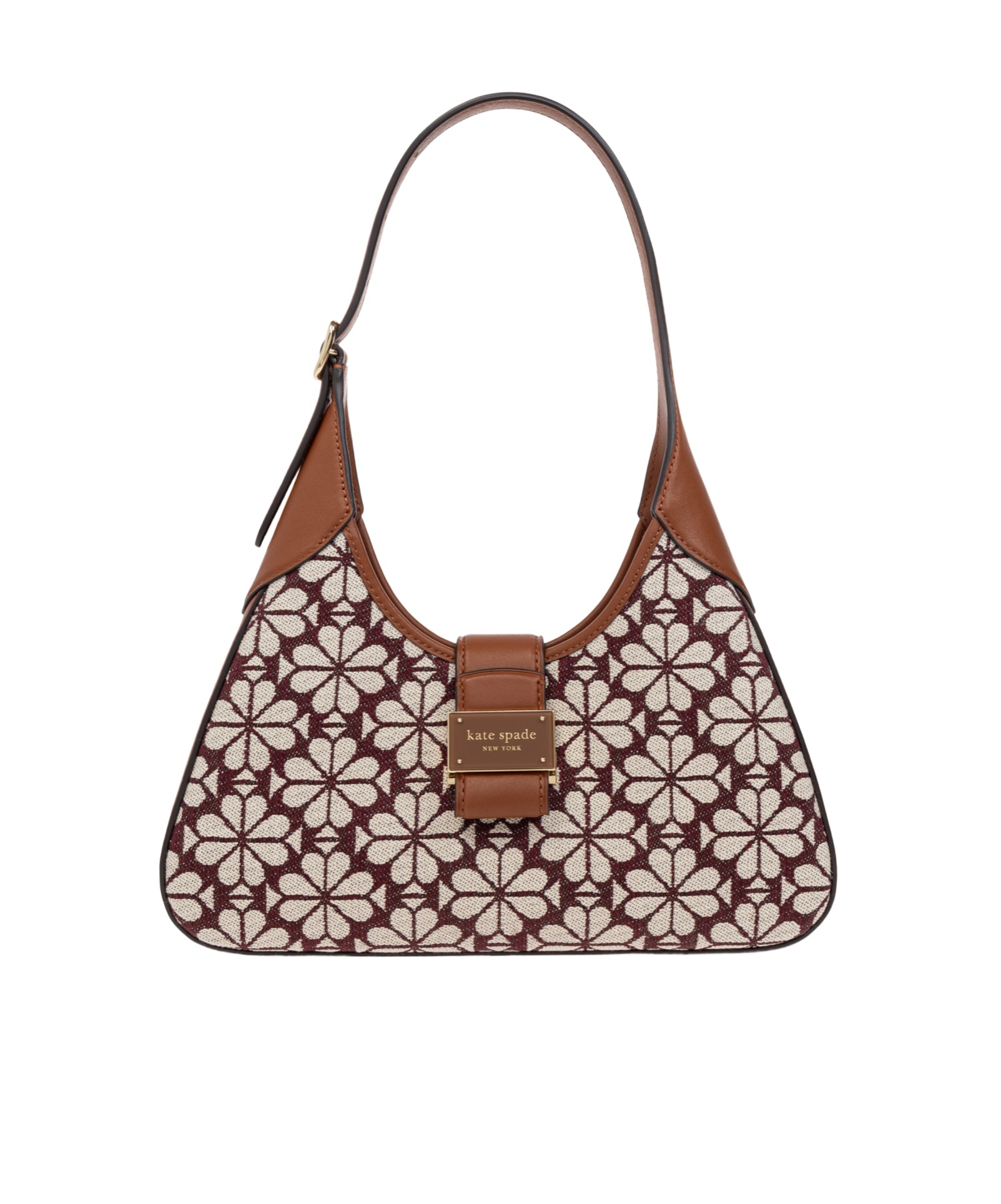 KATE SPADE SMALL NOUVEAU FLORAL-JACQUARD SHOULDER BAG