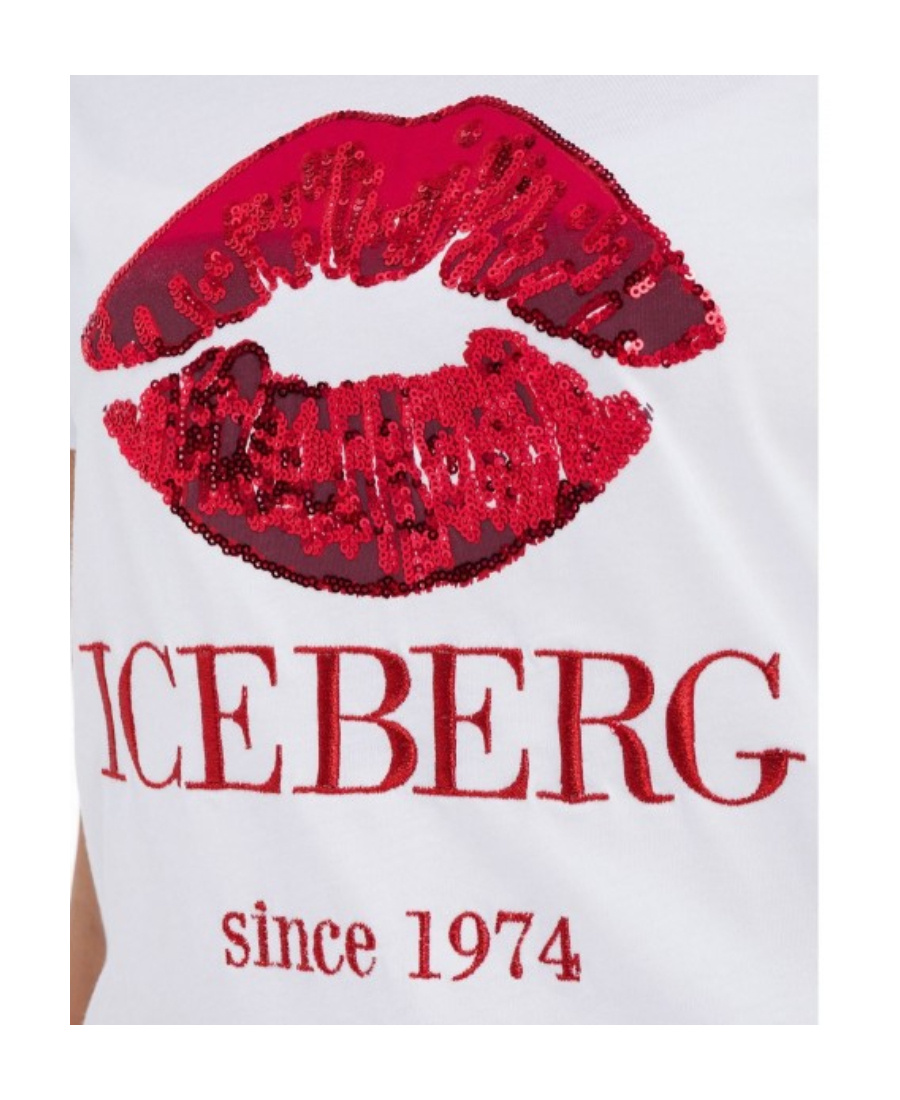 Iceberg Round-necked T-shirt In White