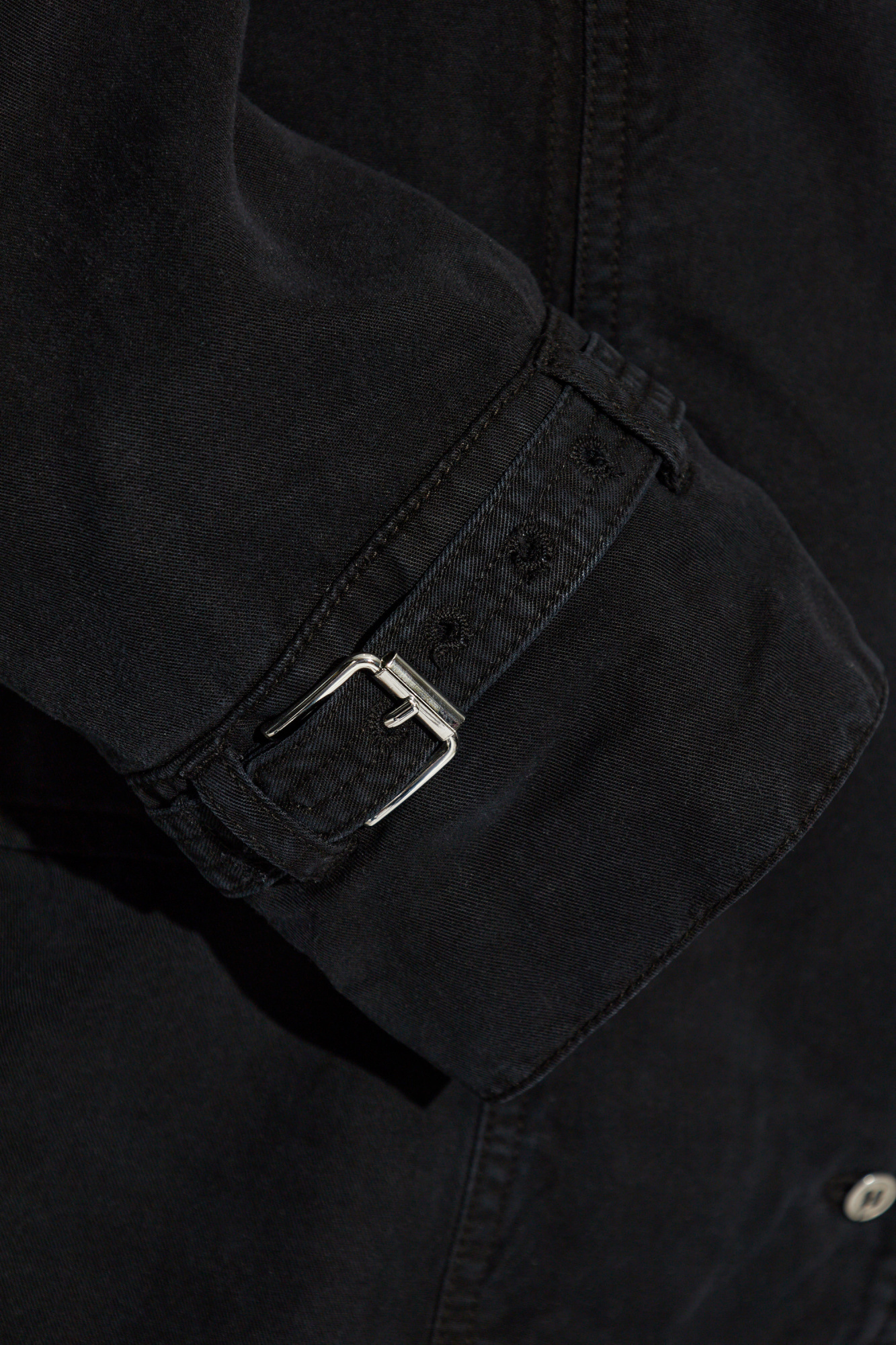 Iro Long-sleeved Shirt In Black