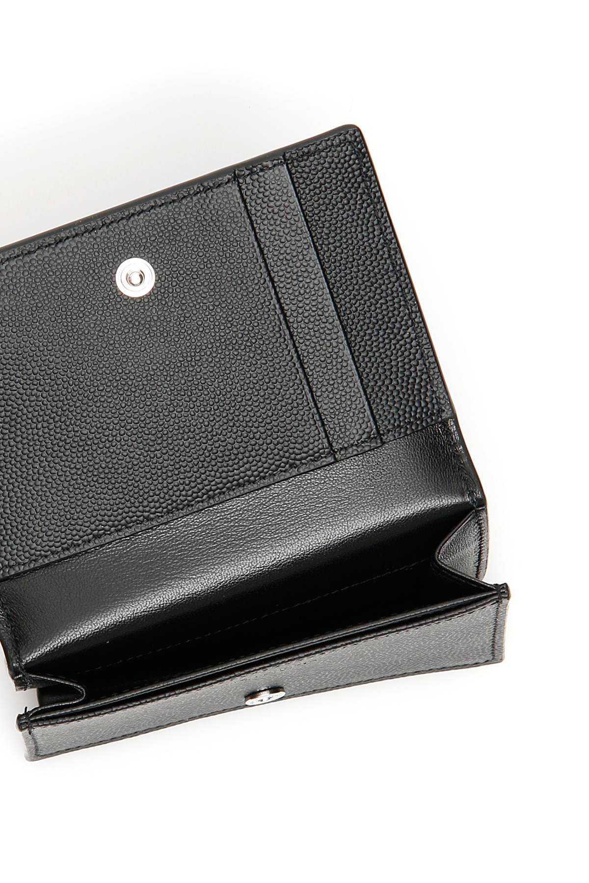 Saint Laurent Paris Bi-fold Cardholder In Black