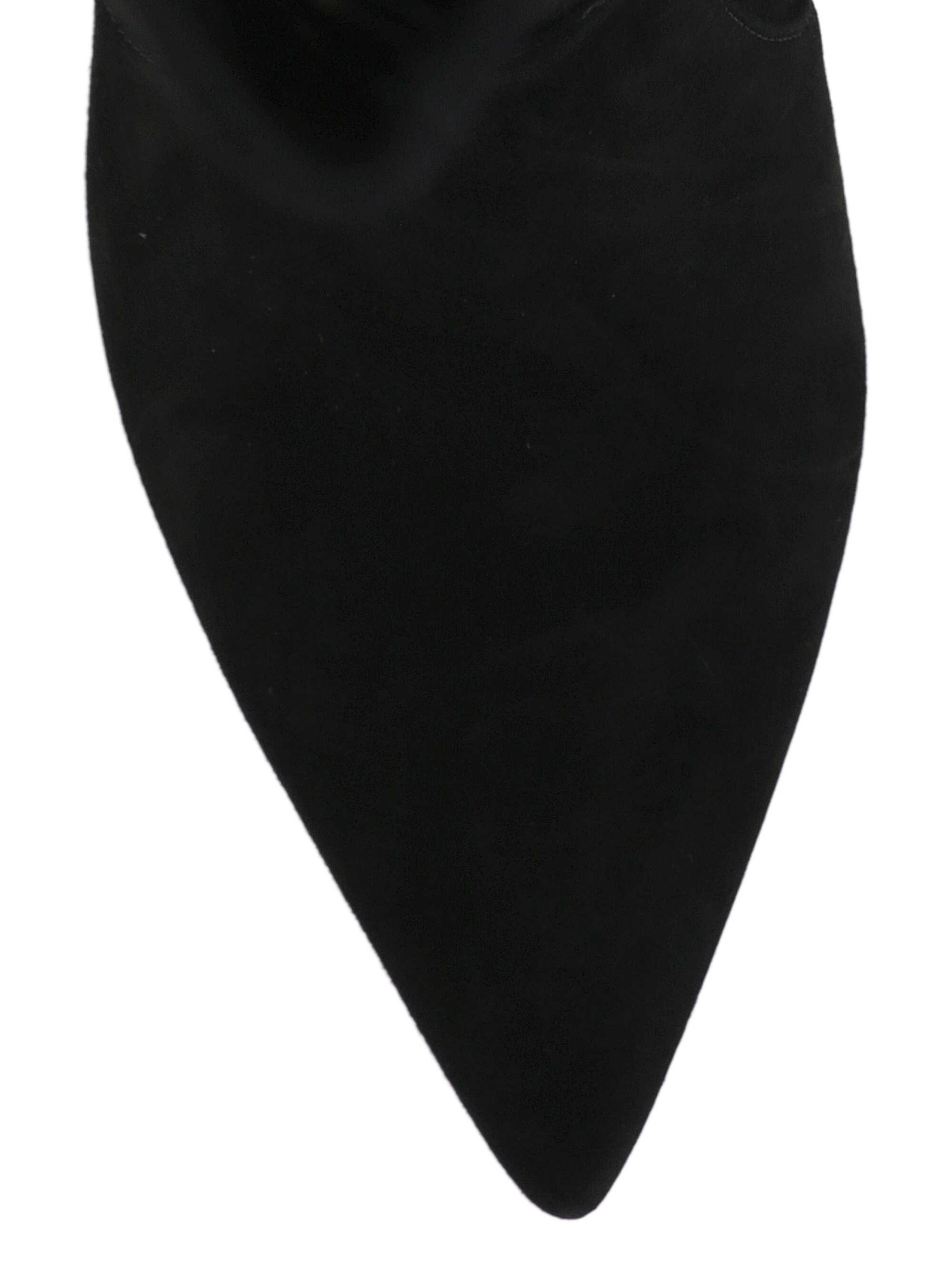 Stuart Weitzman Pointed Toe Boots In Black