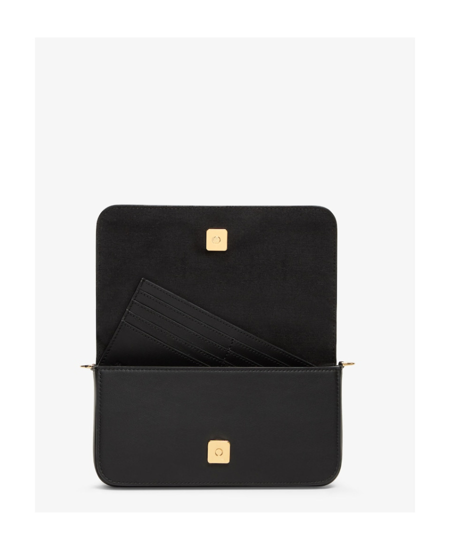 Fendi Graphy Leather Wallet In Black