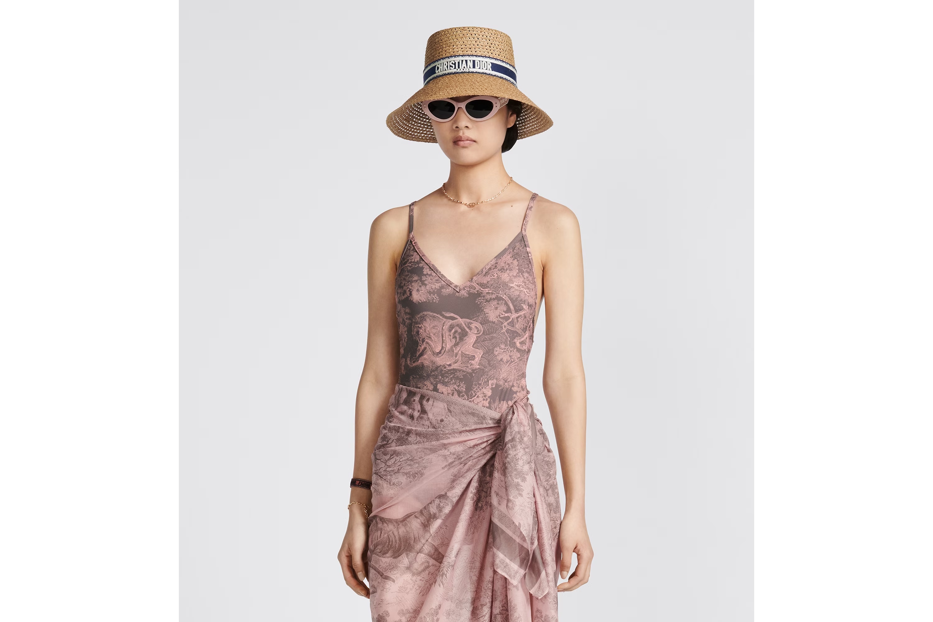 DIOR DIORIVIERA ONE-PIECE SWIMSUIT