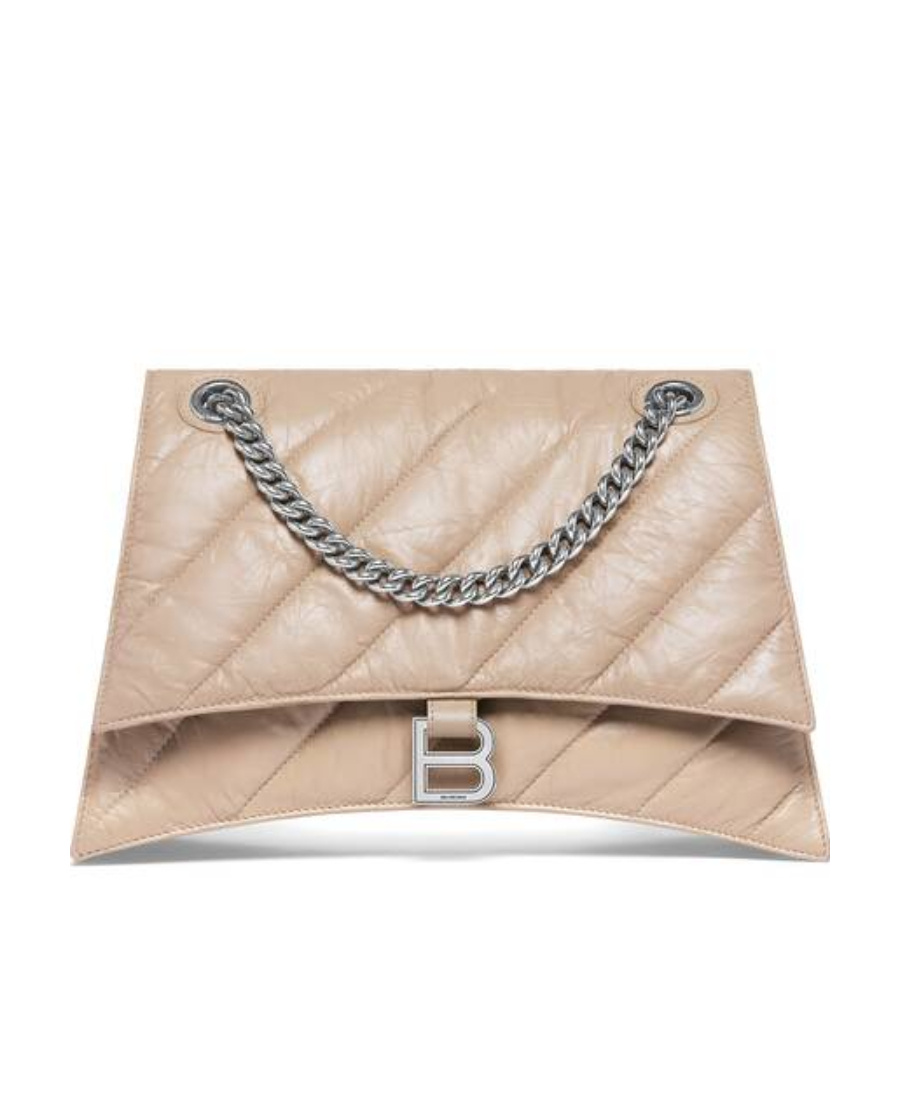 BALENCIAGA BALENCIAGA CRUSH CHAIN QUILTED MEDIUM SHOULDER BAG