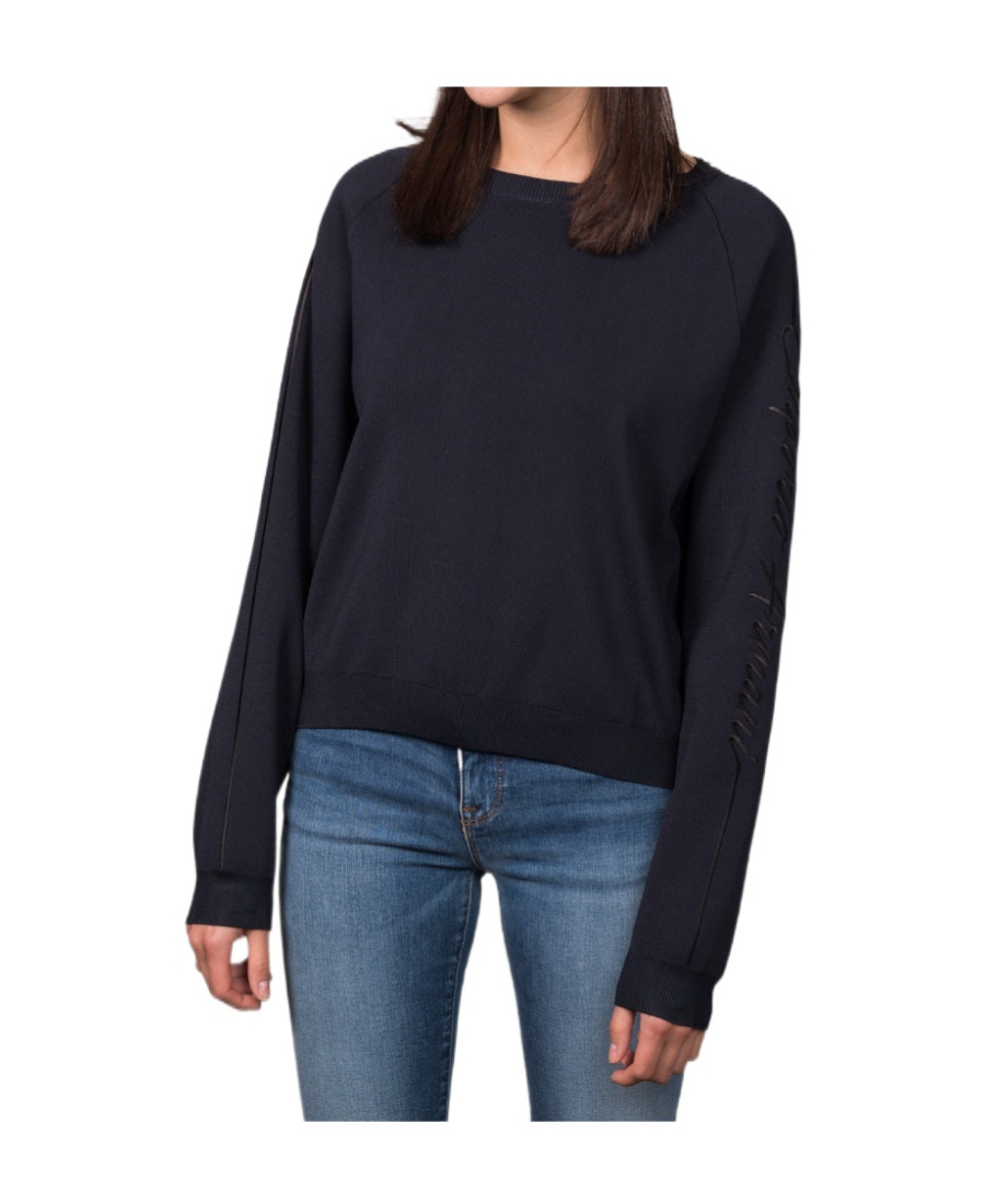 EMPORIO ARMANI ROUND NECK KNITTED SWEATER