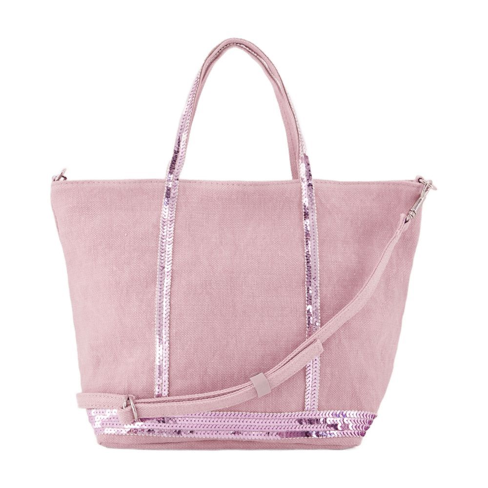 Vanessa Bruno Sequined Shoulder Bag In Pink