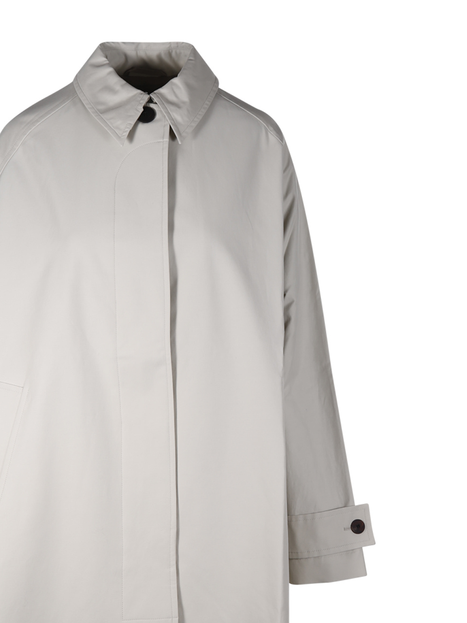 Studio Nicholson Holin Central-vent Trench Coat In White