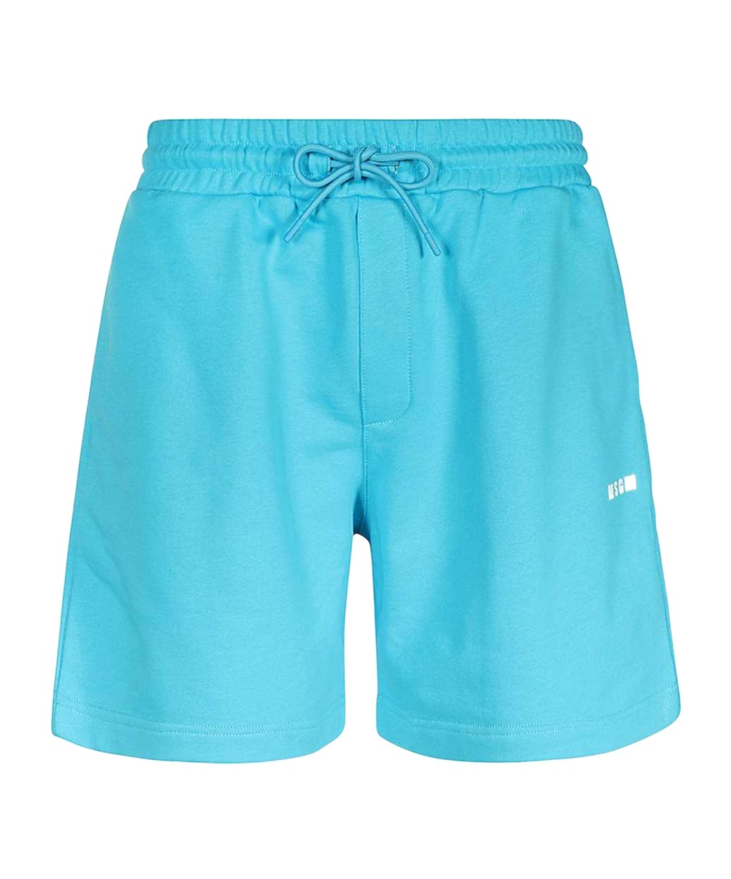Msgm Rope Shorts In Blue