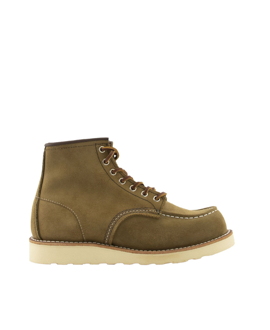 Red Wing Shoes Classic Moc Ankle Boots In Green