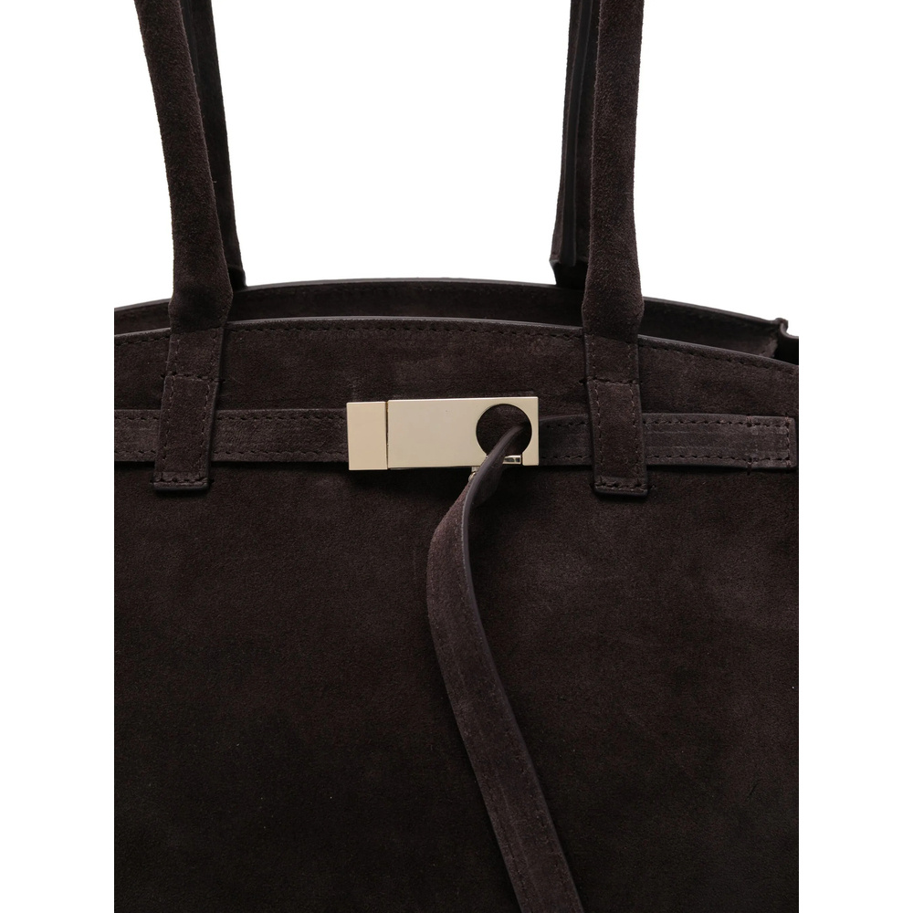 Benedetta Bruzziches Top Handle Tote Bag In Brown