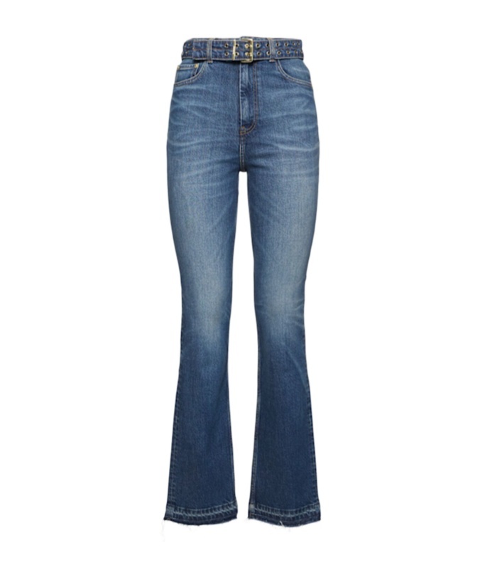 Ganni Straight Jeans In Blue