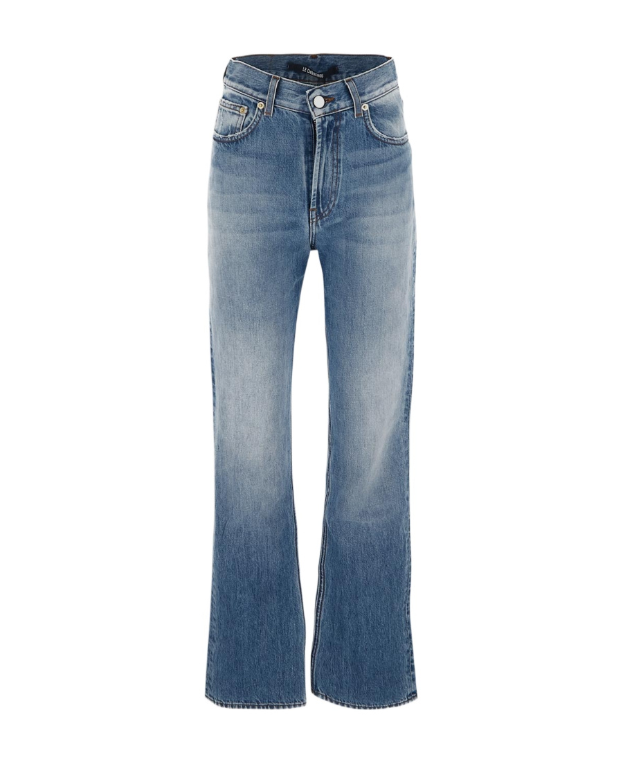Jacquemus Horn Denim Trousers In Blue