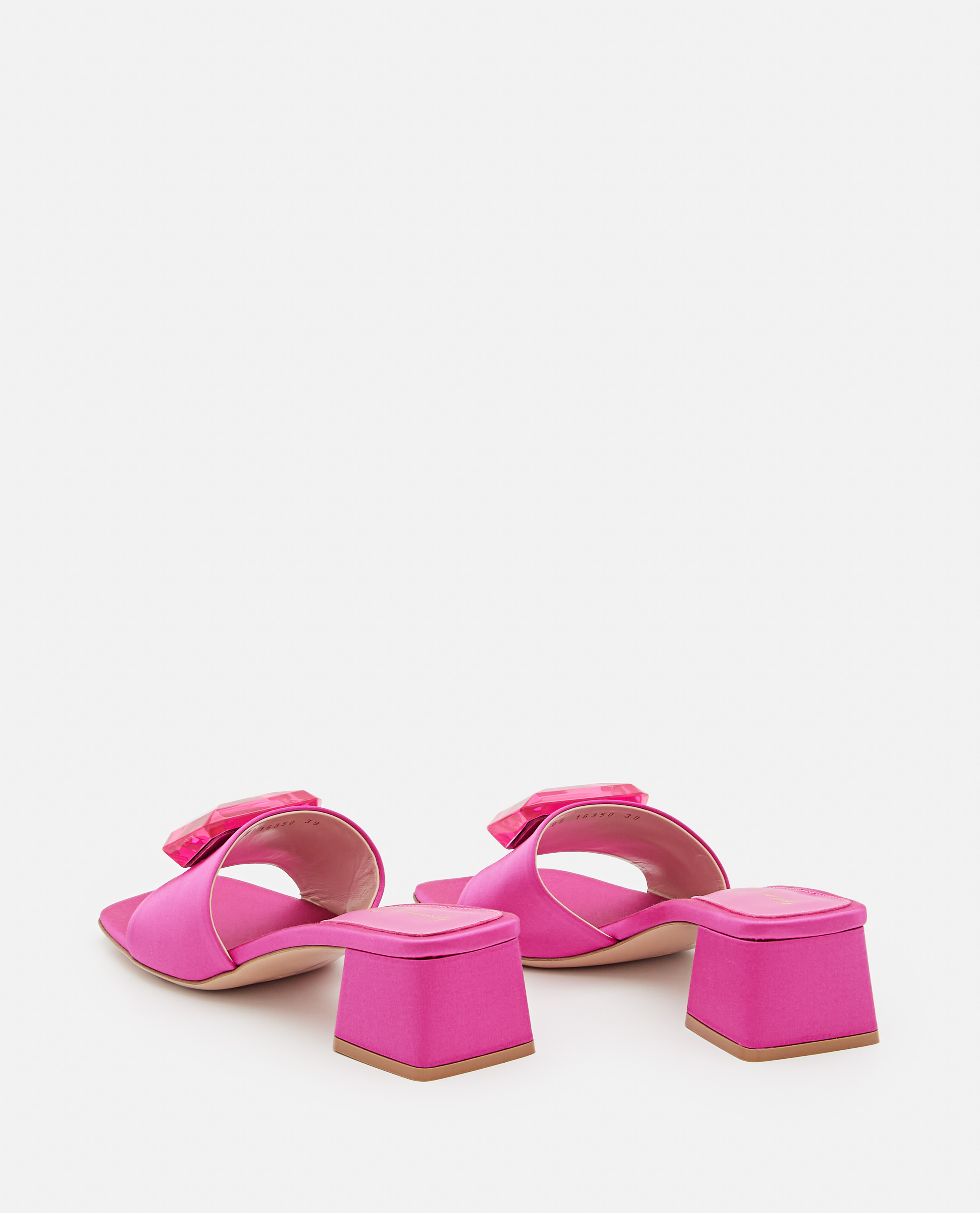 GIANVITO ROSSI GIANVITO ROSSI SQUARE TOE SLIP-ON SANDALS