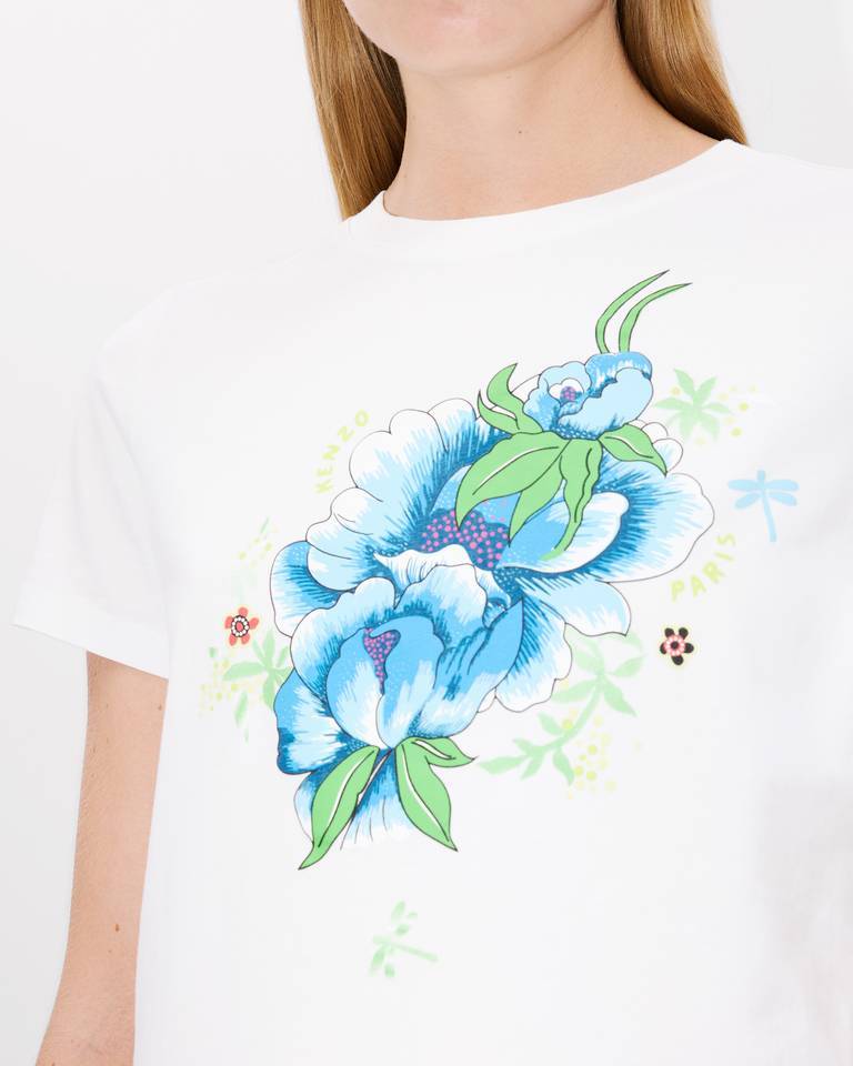 Kenzo Item O-neck Short-sleeved T-shirt In White