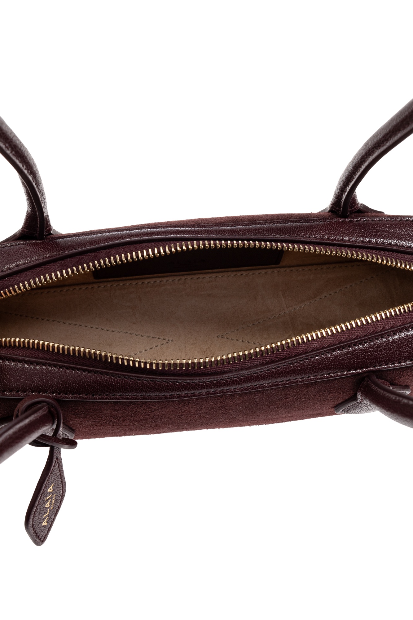 Alaïa Alaia Women Teckel Small Suede Shoulder Bag