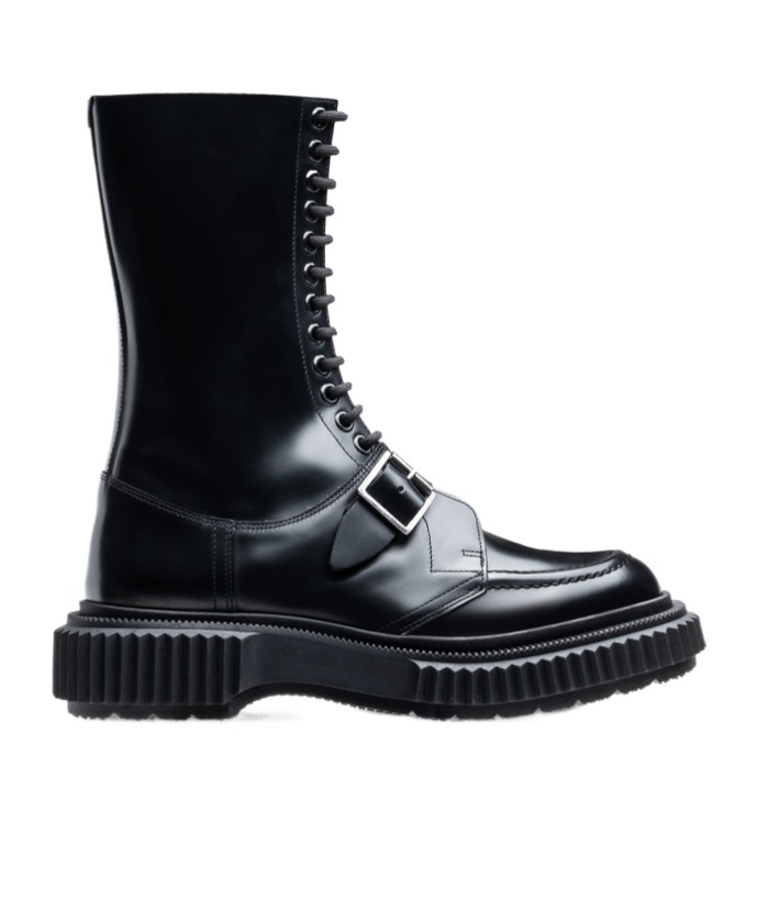 Adieu Type 195 Lace-up Boots In Black