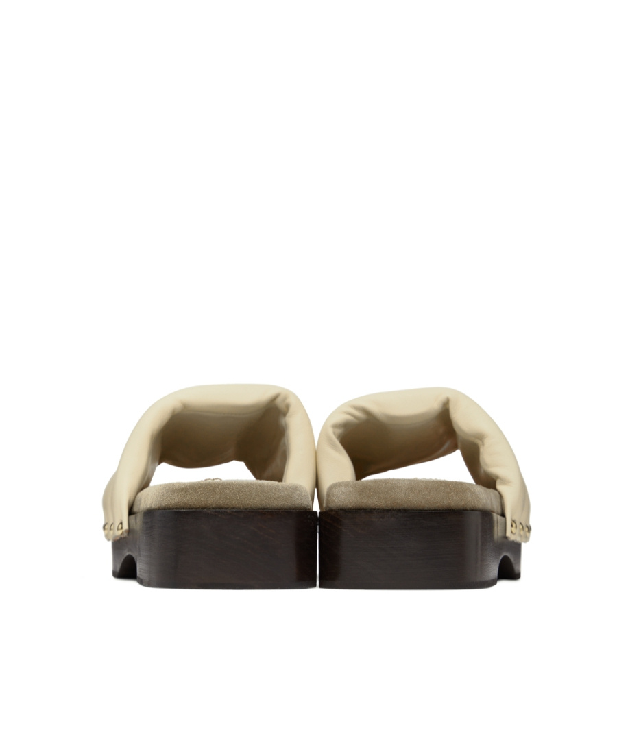 Nanushka Off-white Stefflon Sandals In Nude
