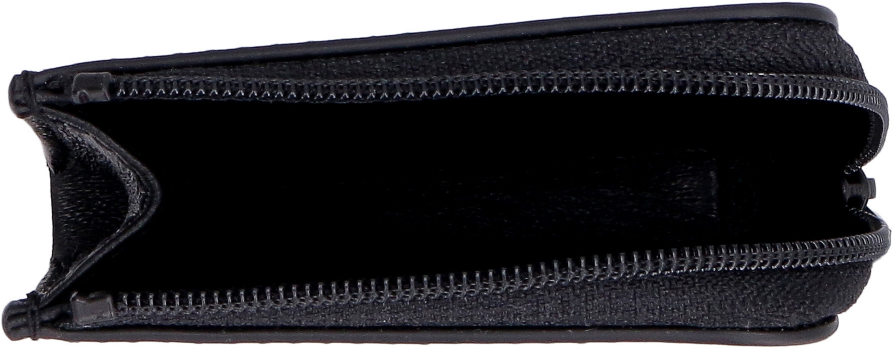 Alexander Mcqueen Logo Printed Zipped Wallet In Black