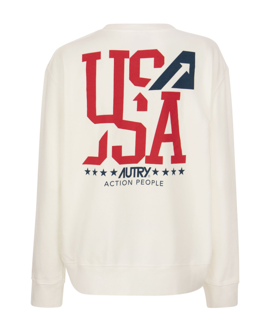 Autry Iconic Sweatshirt Crew Neck In Multicolor