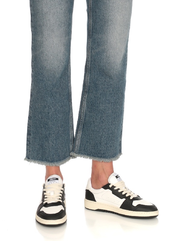 Axel Arigato Blackwhite Dice Low Sneakers In Black