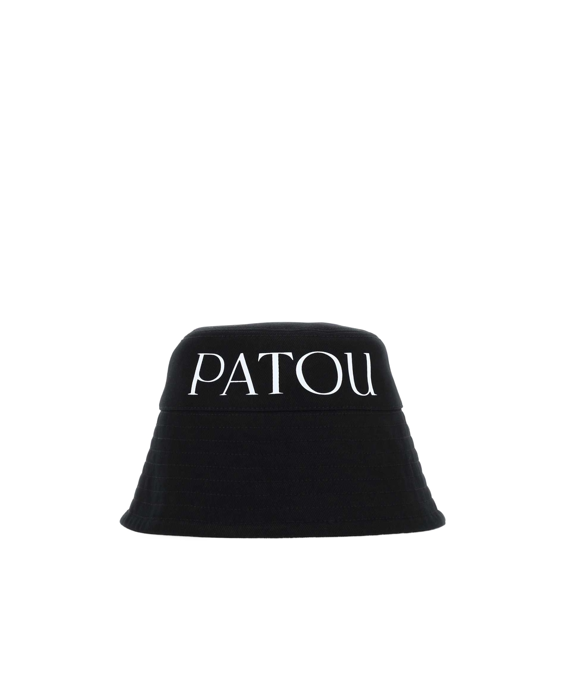 Patou Black Canvas Hat In Black