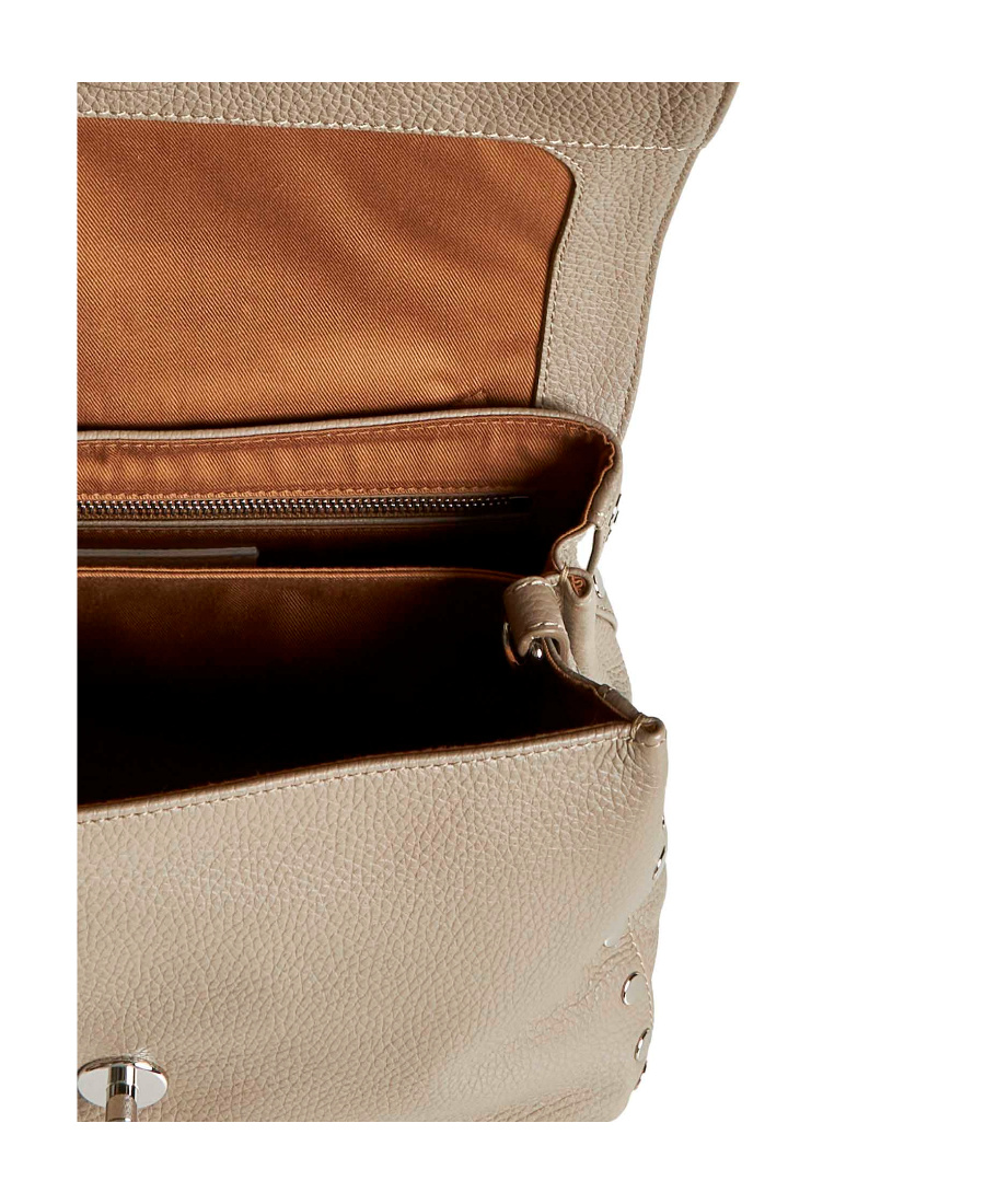 Zanellato Postina Daily Twist-lock Medium Tote Bag In Nude