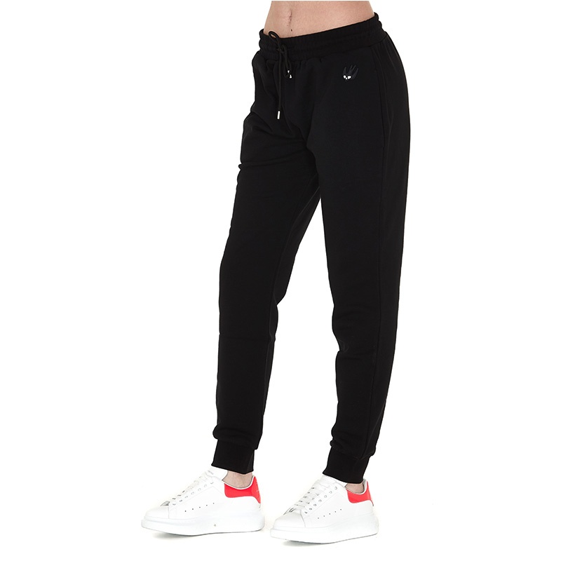 Mcq By Alexander Mcqueen Swallow Patch Sweatpants In Black