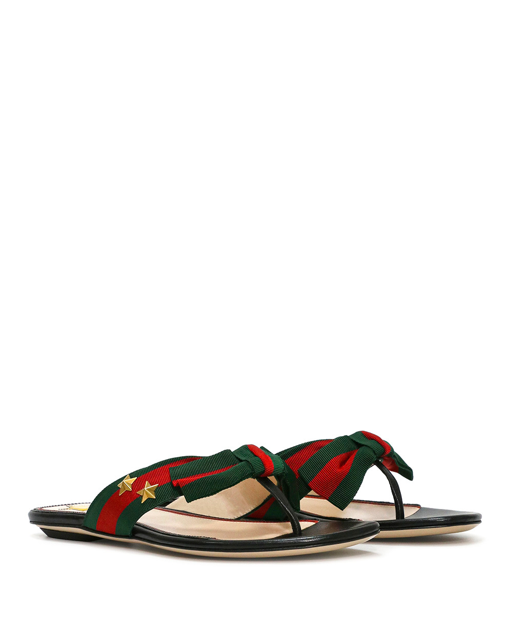GUCCI LOGO FLIP-FLOPS