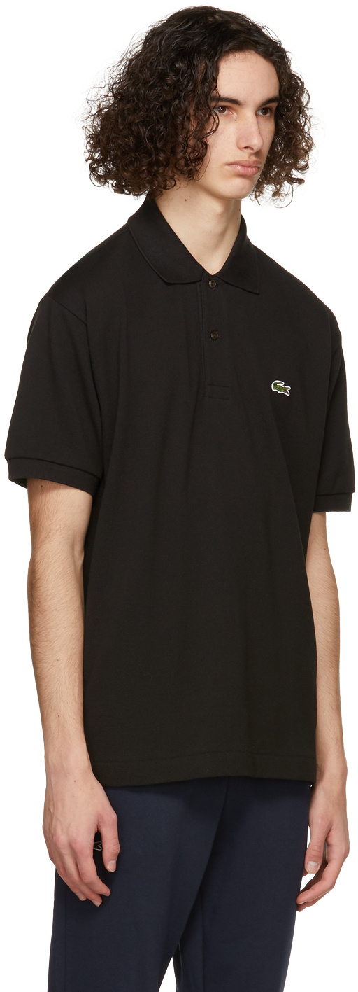 Lacoste Classic Fit Original L.12.12 Polo Clothing In Black