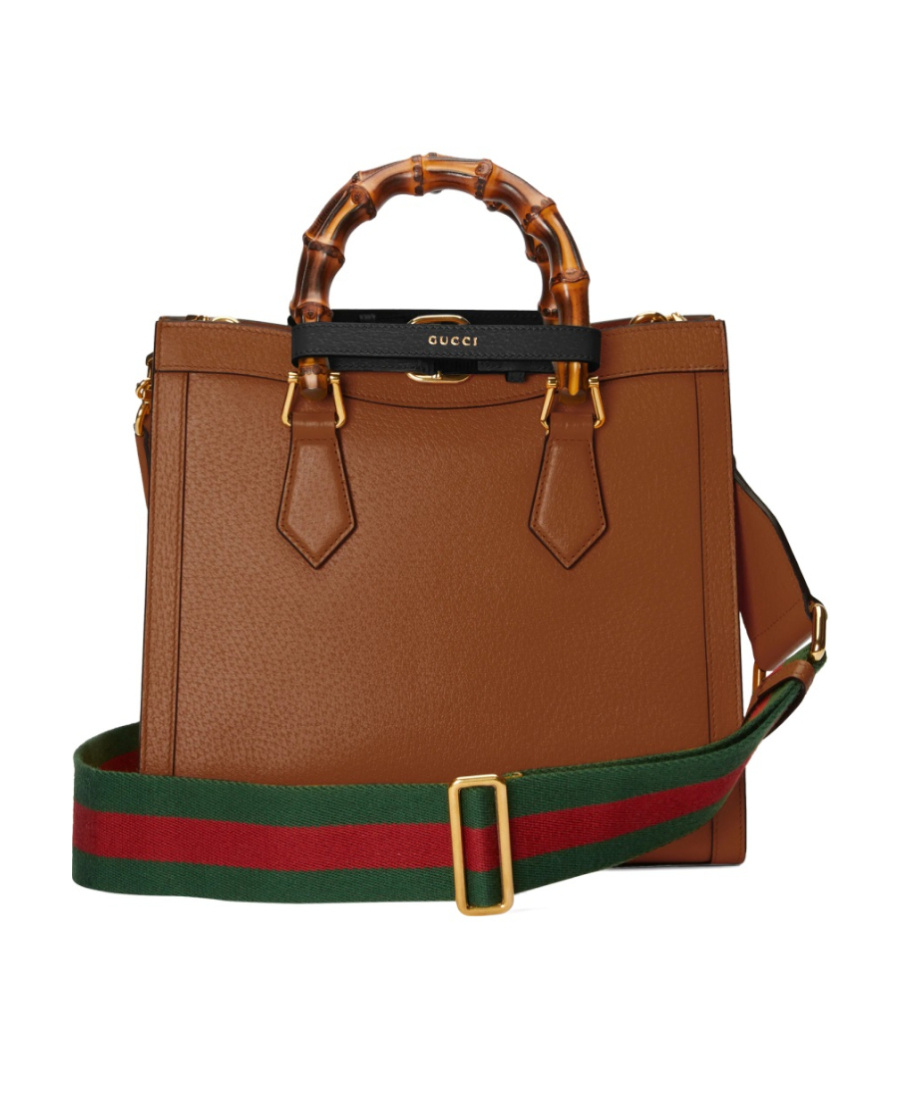 Gucci Diana Shopping Bag Small Size In Brown