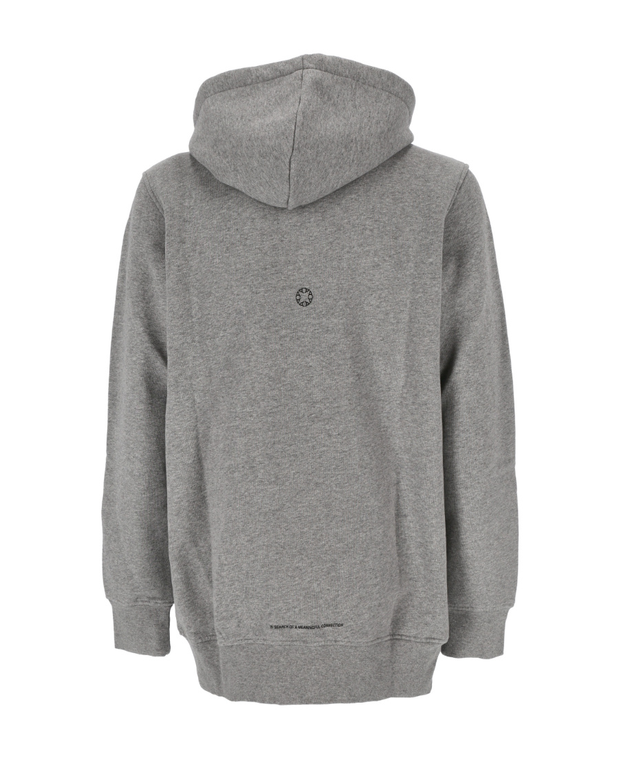 Alyx Script-print Hoodie In Gray