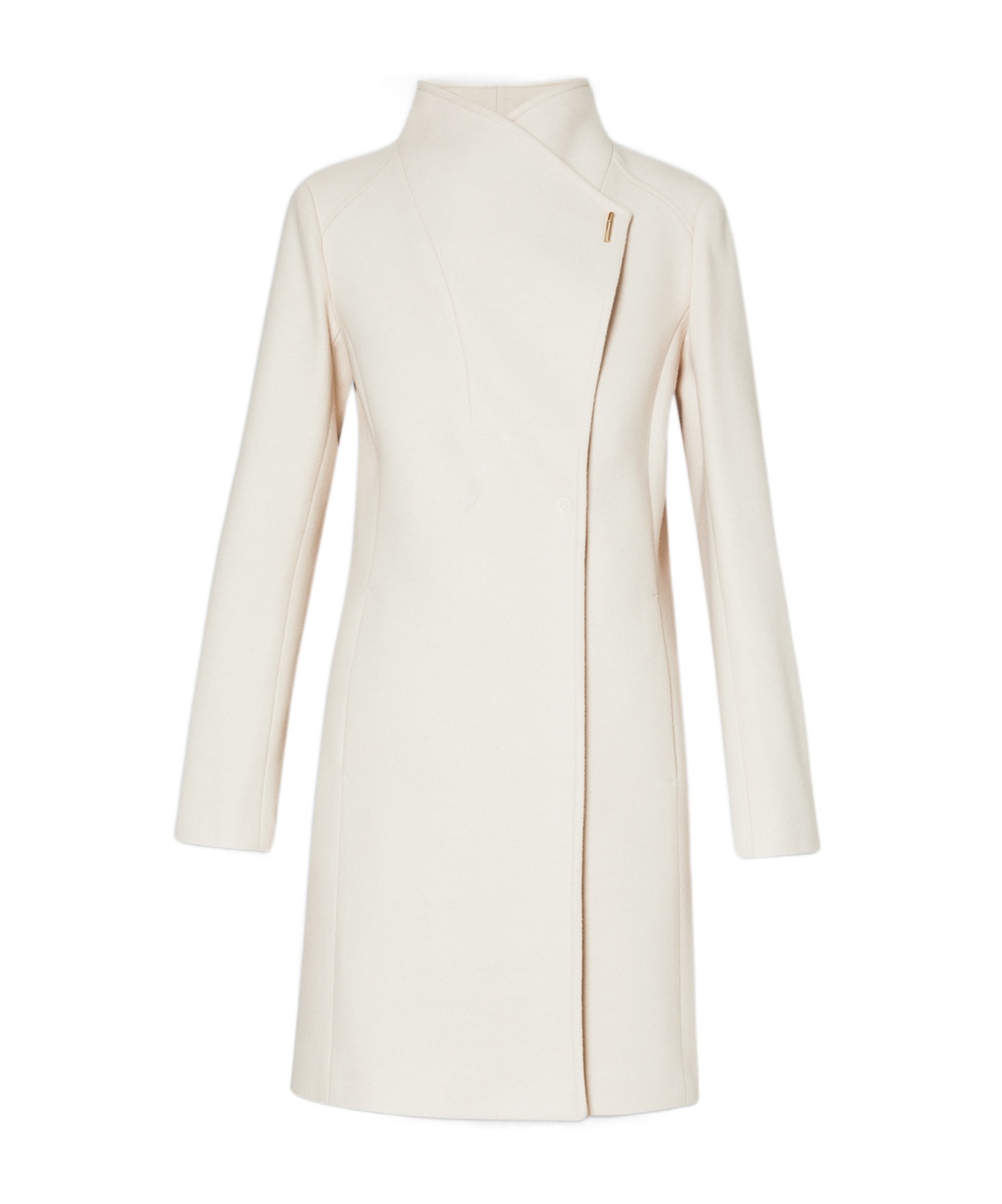 Liu •jo Long-sleeved Coat In White