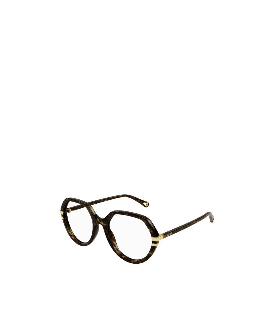 Chloé Eyewear Round Frame Glasses In Black