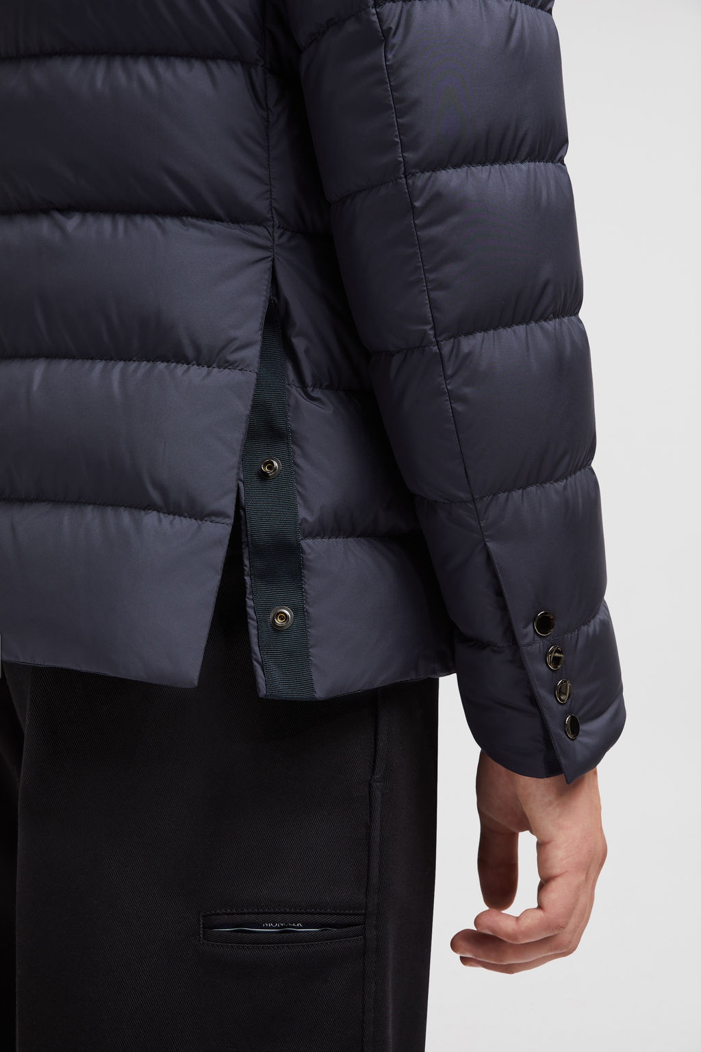 Shop Moncler Malinvern Down Jacket In Blue