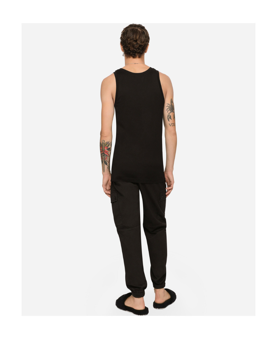 Dolce & Gabbana Cargo Pants With High Waist And Multiple Pockets In Black