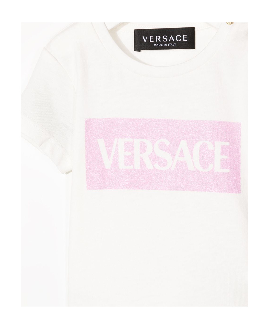 Versace Logo-print T-shirt In White