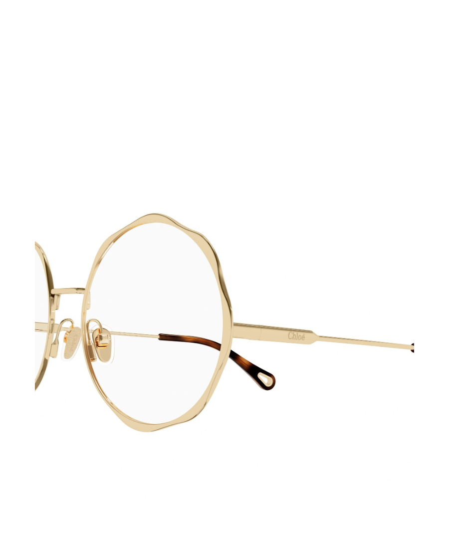 Chloé Eyewear Round Frame Glasses In White