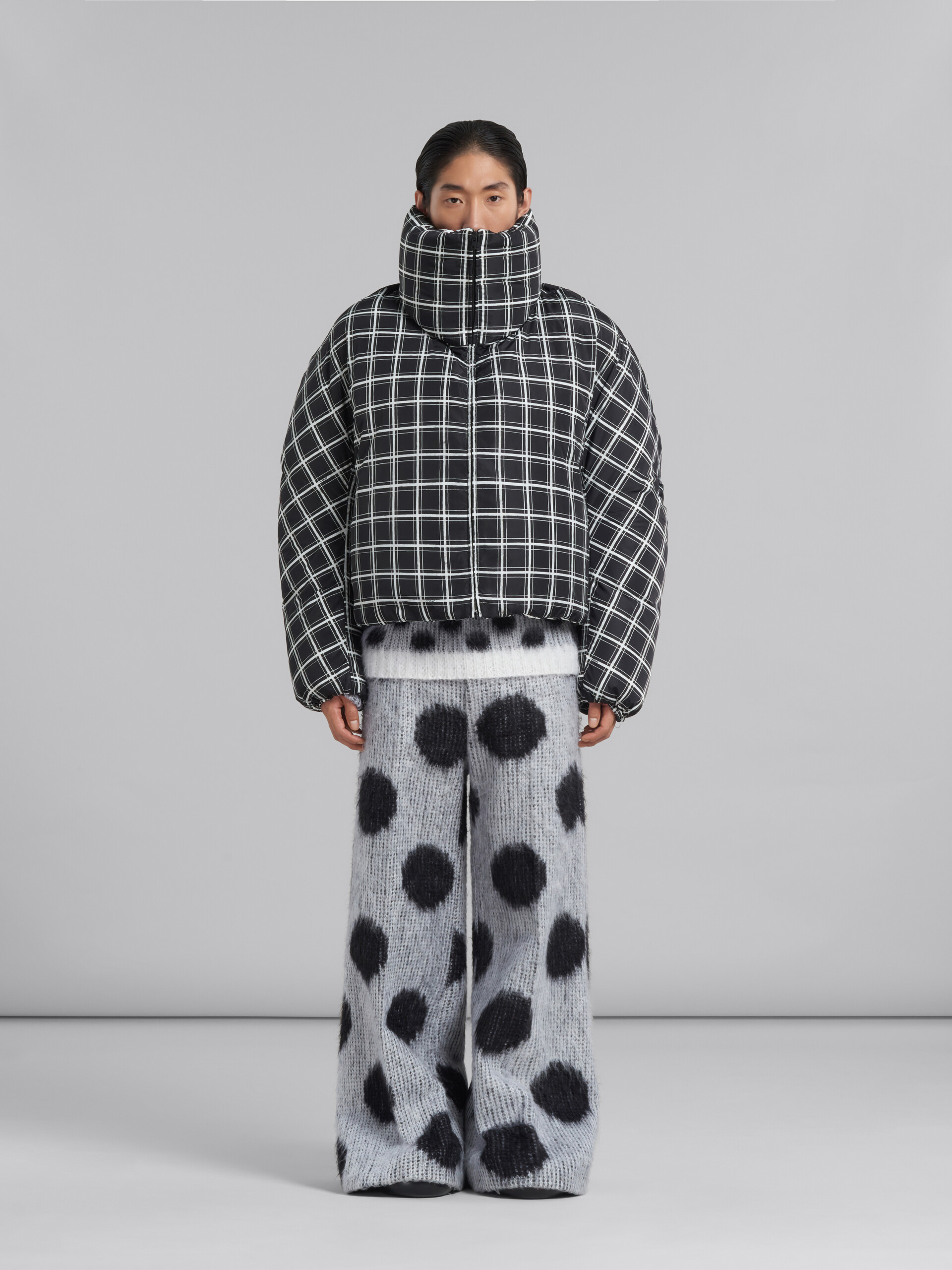Marni Black Dingyun Zhang Edition Down Jacket In Black