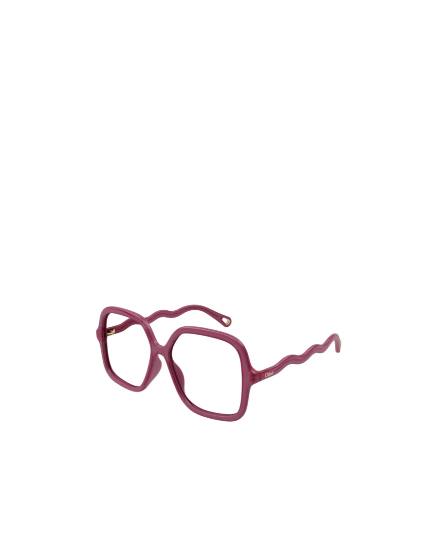 Chloé Logo Flat Mirror In Red