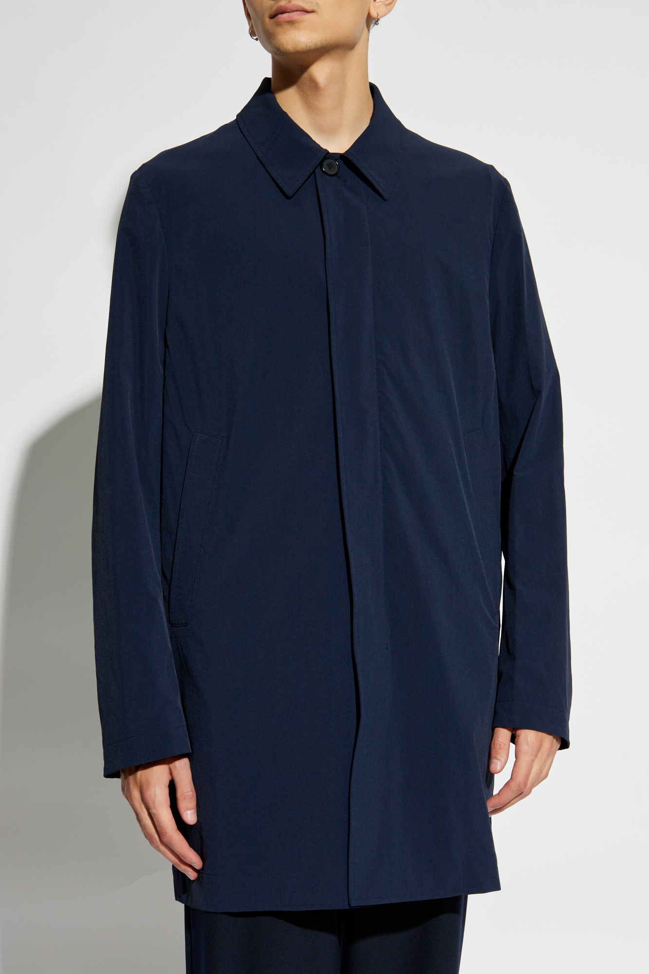 Shop Paul Smith Single-breasted Coat In Black