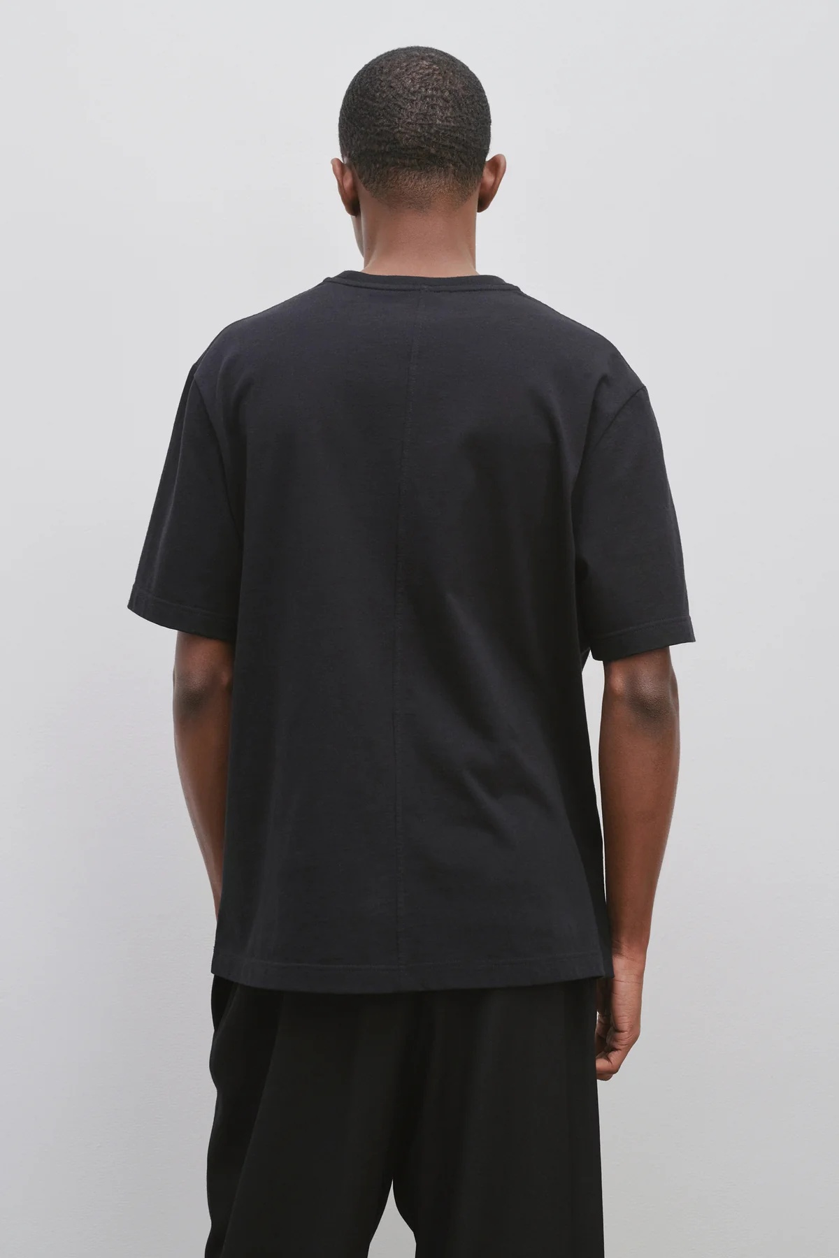 The Row 'supima Cotton Luke T-shirt In Black