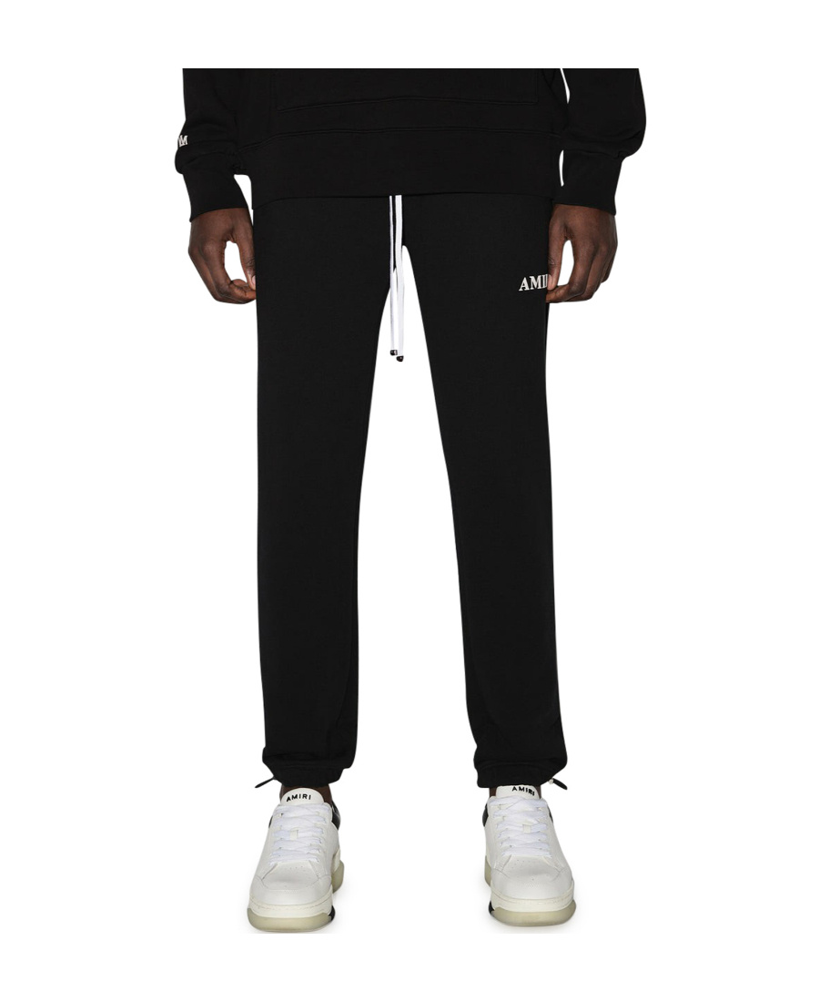 Amiri Logo-embroidered Track Pants In Black