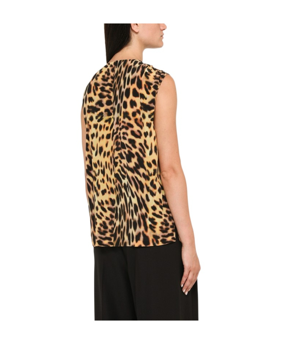 Stella Mccartney Cheetah-print Top In Multicolor
