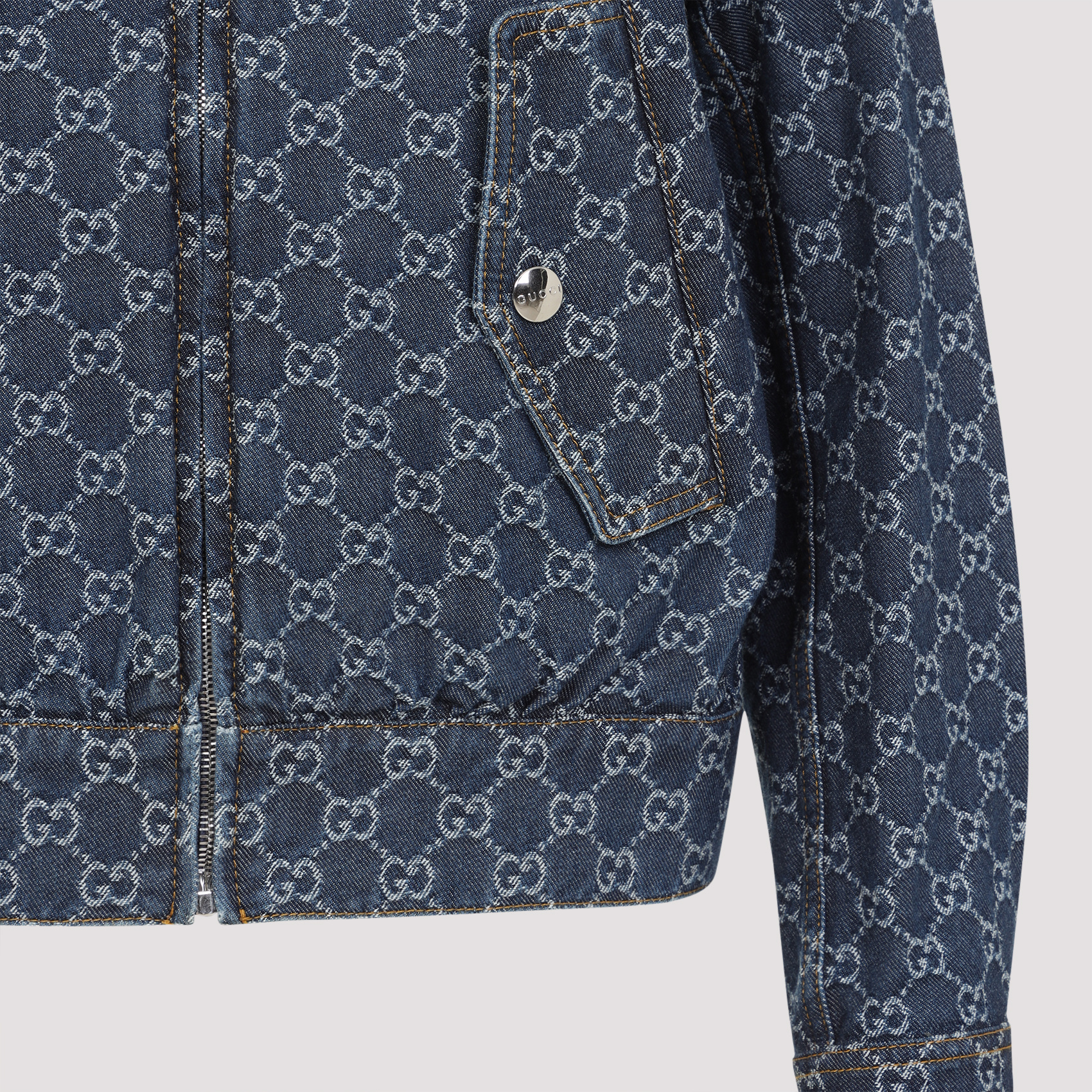 GUCCI GG DENIM JACQUARD JACKET